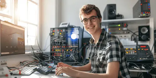Solar Rechner auf Laptop